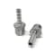 Concord 304 Stainless Steel 3/8" Barb Hose to 1/2" NPT Fitting, PK2 PF-BR-38x2 - alternate 1